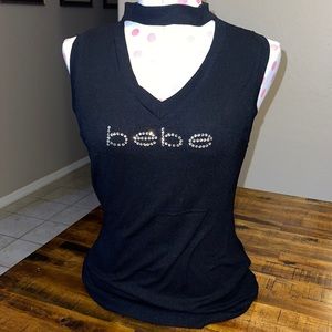 BEBE bling tank, like new